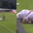 Stuttgart player breaks elbow in pre-season friendly after dangerous tackle from Joe Gomez