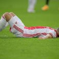 Former Man Utd defender Daley Blind collapses during Ajax friendly