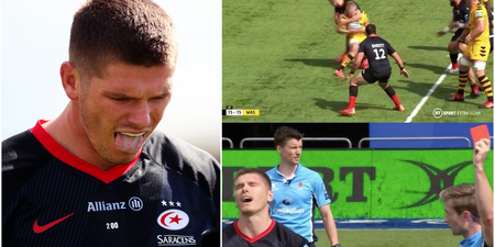 Owen Farrell set for lengthy ban after horror tackle against Wasps