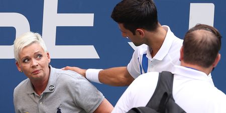 Novak Djoković apologises for hitting ball at line judge at US Open