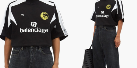 Balenciaga have released a ‘high-end’ fashionable football top for $780