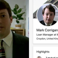 Someone has made a LinkedIn profile for Mark Corrigan from Peep Show