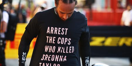 Lewis Hamilton wears Breonna Taylor t-shirt after Tuscan GP win
