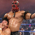 Former WWE superstar The Boogeyman stills works out in his wrestling gear