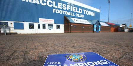 Macclesfield Town stadium for sale for less than a London house