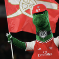Former Arsenal mascot Gunnersaurus could be set for a shock Deadline Day transfer