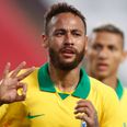 Neymar dedicates celebration to Ronaldo after landmark goal