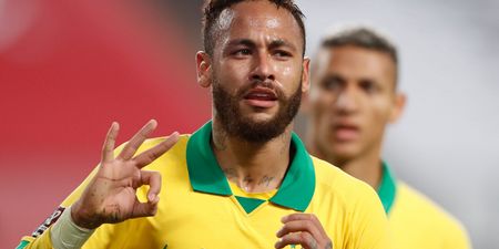 Neymar dedicates celebration to Ronaldo after landmark goal