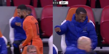 Memphis Depay leaving Gini Wijnaldum hanging is the saddest thing you’ll see today