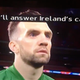 Ireland fans left furious by ITV’s national anthem error