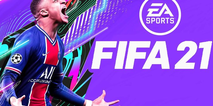 FIFA 21 promotional image featuring Kylian Mbappe