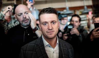 Tommy Robinson banned from attending football matches for four years