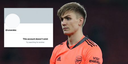 Arsenal’s Alex Runarsson deletes Twitter account after fan criticism