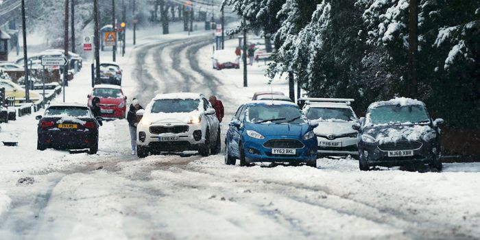 UK weather forecast is for rain, sleet and snow with patches of freezing fog.