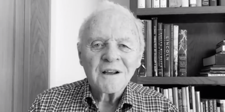 Sir Anthony Hopkins shares inspiring video celebrating his sobriety