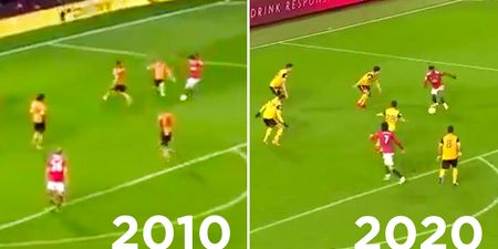 Spooky! Manchester United score identical goals 10 years apart