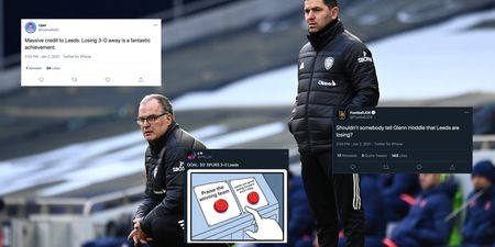 Fans take issue with gushing commentary of Leeds during Spurs defeat