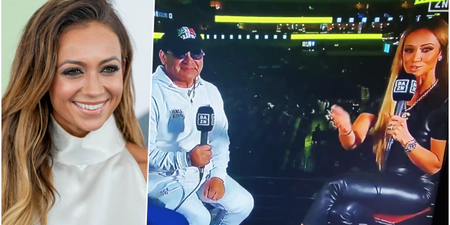 Kate Abdo steals the show at Garcia-Campbell with bizarre compliment