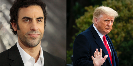 Sacha Baron Cohen calls for Donald Trump to be banned from social media permanently