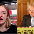 Laura Kuenssberg caught criticising Boris Johnson for avoiding question in press briefing
