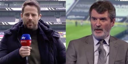 Roy Keane and Jamie Redknapp in heated row over Tottenham