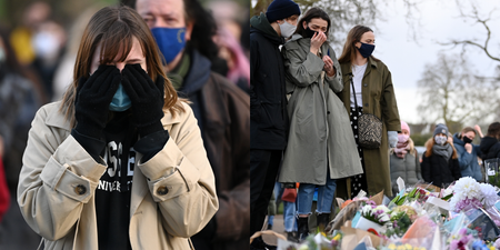 Police attempt to silence speakers at Clapham Common as women gather to pay tribute to Sarah Everard