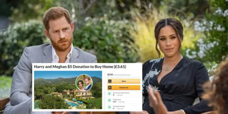A GoFundMe was started for Harry and Meghan to pay off $14.7 million home