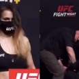 UFC fighter faints on scales during weigh-in
