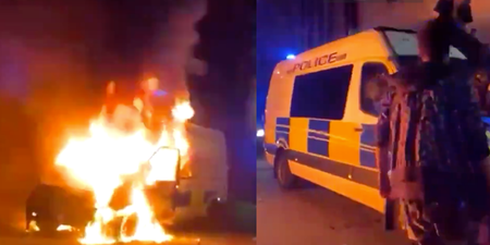 Police vans in Bristol set alight as Kill The Bill protests turn violent