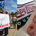 Anti-vaxxers are fuming about Krispy Kreme’s free doughnut offer