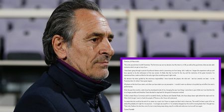 Cesare Prandelli steps down as Fiorentina boss due to personal distress
