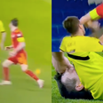 Gareth Bale elbows Ondrej Kudela in the face during match against Czech Republic