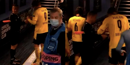 Linesman criticised for asking for Erling Haaland’s autograph after Man City game