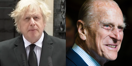 Boris Johnson makes statement following death of Prince Philip