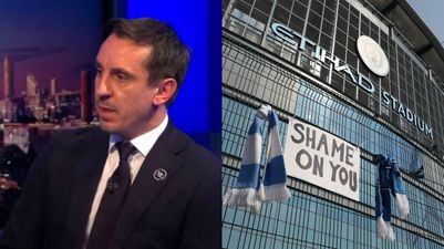Gary Neville says Man City are ‘most likely to crack’ over Super League plans