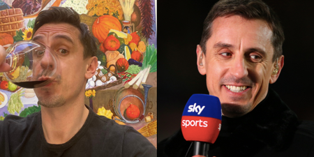Gary Neville toasts the downfall of Super League after clubs back out
