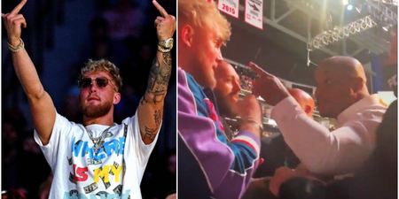 Daniel Cormier clashes with Jake Paul during UFC 261 broadcast