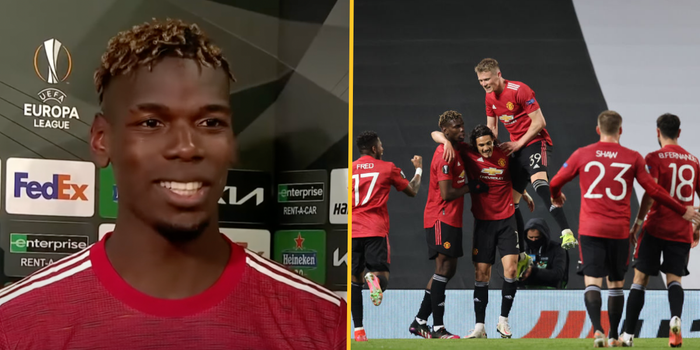 Paul Pogba reveals what was said at half-time against Roma