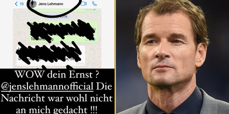 Jens Lehmann sacked from Hertha Berlin after ‘racist’ WhatsApp message