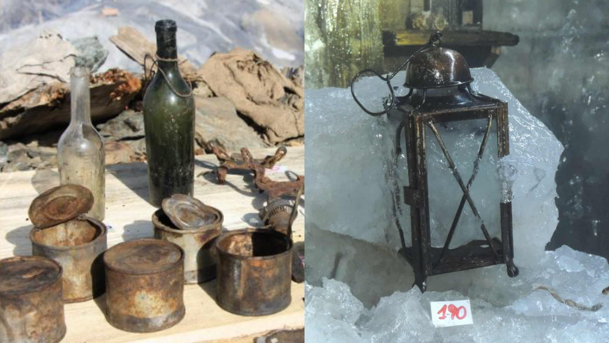 WWI artefacts found in Italian melting glacier