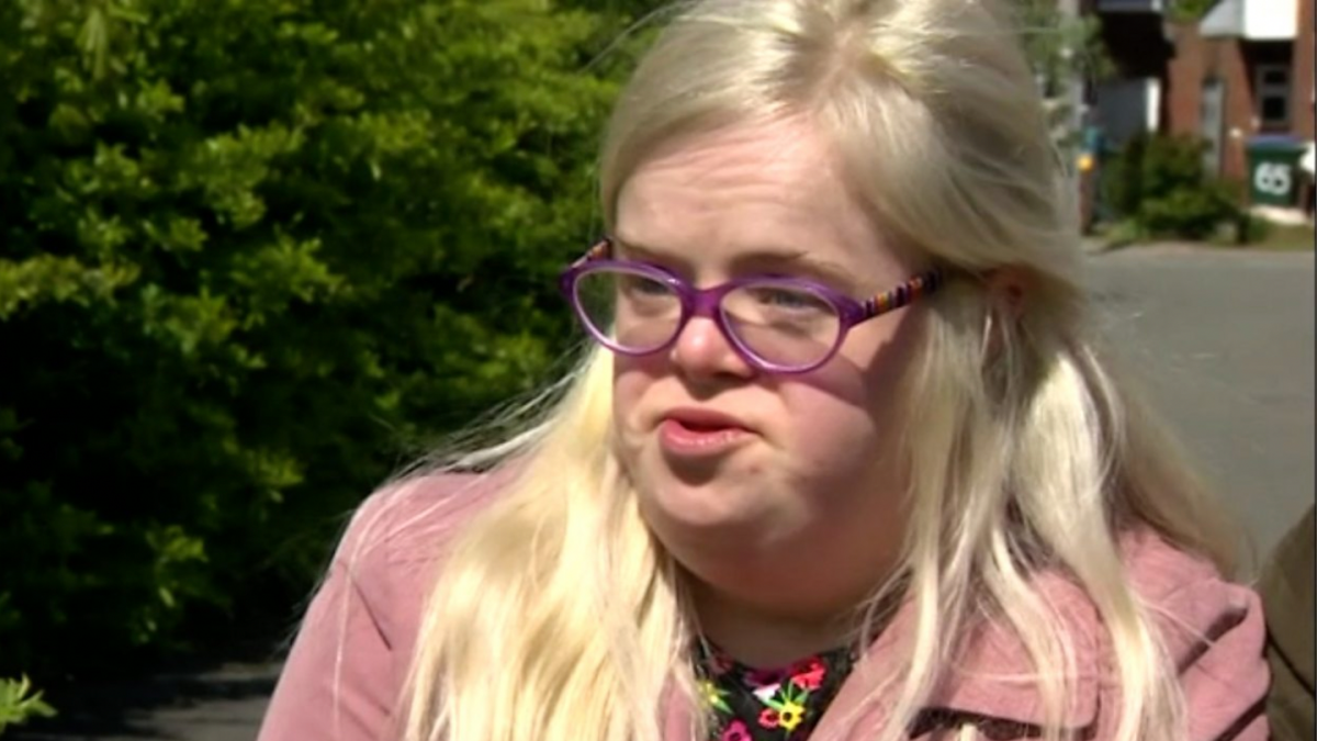 Heidi Crowter has been campaigning against Down's syndrome abortion laws for years