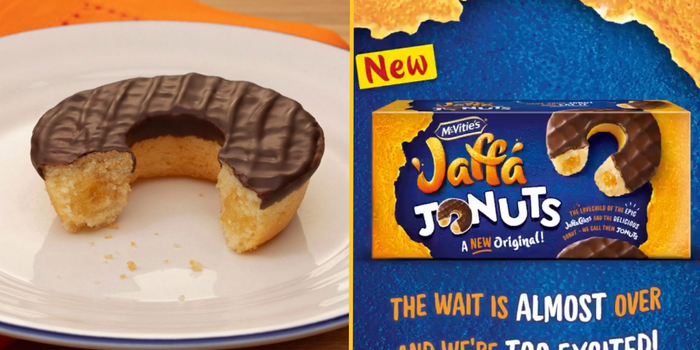 Jaffa Cake doughnuts
