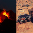 A volcanic eruption on Mars could help us find life on the planet