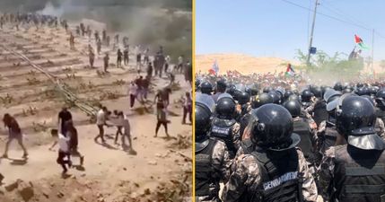 Pro-Palestinian protesters in Lebanon storm Israel border fences