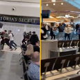 Mass brawl at Luton Airport leaves three in hospital and 17 arrested
