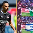 PSV striker Eran Zahavi places Israel flag over Palestine flag in controversial post