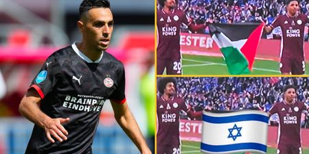PSV striker Eran Zahavi places Israel flag over Palestine flag in controversial post