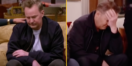 Matthew Perry breaks down in tears while filming upcoming Friends reunion