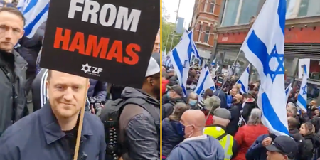 Jewish group condemn Tommy Robinson after appearance at pro-Israel demo