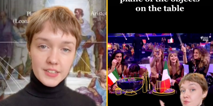 TikToker uses art history to 'debunk' Eurovision winner using cocaine